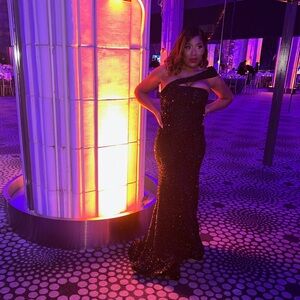 Own the Night Black Sequin Dress